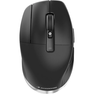 3Dconnexion CadMouse Pro Wireless Left optikai USB / Bluetooth / vezeték nélküli egér + tok fekete-szürke