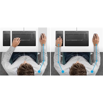 3Dconnexion Keyboard Pro with Numpad USB angol (US) billentyűzet fekete