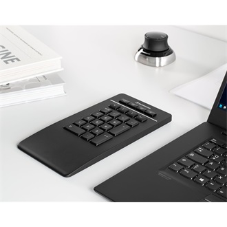 3Dconnexion Numpad Pro Bluetooth / vezeték nélküli / USB-C membrán numerikus billentyűzet fekete