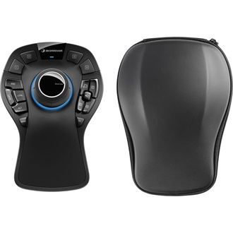 3Dconnexion SpaceMouse Pro Wireless optikai USB / Bluetooth / vezeték nélküli 3D egér fekete