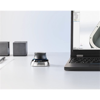3Dconnexion SpaceMouse Wireless Kit 2 optikai Bluetooth / vezeték nélküli 3D egér + egér + tok fekete + egérpad
