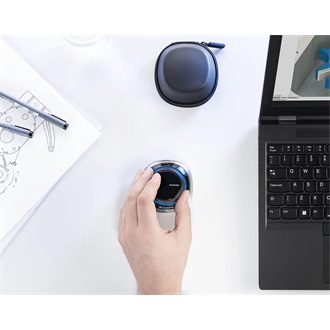 3Dconnexion SpaceMouse optikai Bluetooth / vezeték nélküli 3D egér fekete-ezüst