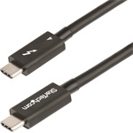 StarTech Thunderbolt 4 -> Thunderbolt 4 M/M adatkábel 1m fekete
