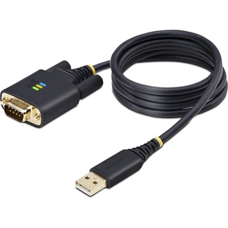 StarTech USB-A 2.0 -> Serial RS-232 DB9 M/M adatkábel 1m fekete