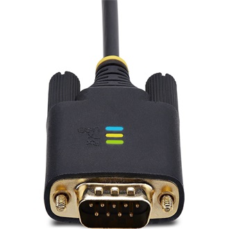 StarTech USB-A 2.0 -> Serial RS-232 DB9 M/M adatkábel 1m fekete