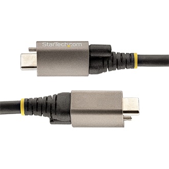 StarTech USB-C 3.2 Gen2 -> USB-C 3.2 Gen2 M/M adatkábel 1m fekete