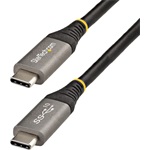 StarTech USB-C 3.2 Gen2 -> USB-C 3.2 Gen2 M/M adatkábel 1m fekete