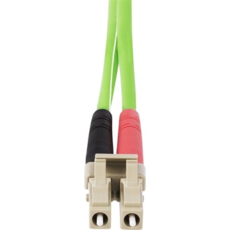 StarTech LC Duplex -> LC Duplex M/M adatkábel 3m zöld OM5 Multimode, 50/125µm, 40G/100G