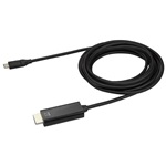StarTech USB-C -> HDMI 2.0 M/M video kábel 3m fekete