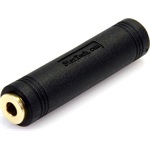StarTech Jack stereo 3,5mm (3pin) -> Jack stereo 3,5mm (3pin) F/F adapter fekete