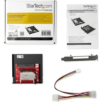 StarTech 3.5 BAY IDE TO CF ADAPTER CARD CF SSD ADAPTER CARD READER