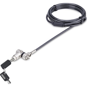 3-IN-1 UNIVERSAL LAPTOP LOCK 6.6FT MASTER KEYED SECURITY CABL