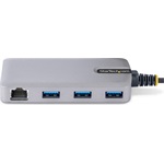 StarTech 3-PORT USB-C HUB W/ ETHERNET 13IN WIN11P  PLATINUM