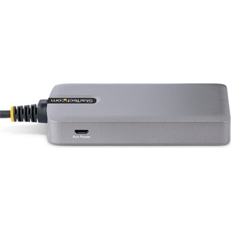 StarTech 3-PORT USB-C HUB W/ ETHERNET 13IN WIN11P  PLATINUM