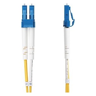 StarTech LC Duplex -> LC Duplex M/M adatkábel 40m sárga OS2 Single Mode, 9/125µm, 100G