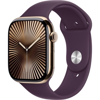 Apple 46MM PLUM SPORT BAND - S/M . okosóra szíj lila