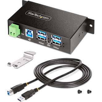 StarTech 4PT MANAGED INDUSTRIAL USB HUB .