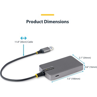 StarTech 4-PORT USB-A HUB 5GBPS HUB ADAPTER