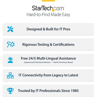 StarTech 4-PORT USB-A HUB 5GBPS HUB ADAPTER