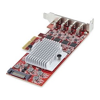 StarTech 4-PORT USB-C 10GB PCIE CARD LP USB-C 3.2 10GBPS PCI EXPRESS TAA