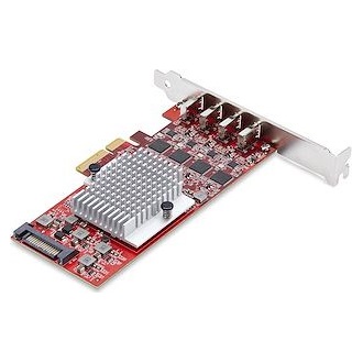 StarTech 4-PORT USB-C 10GB PCIE CARD USB-C 3.2 10GBPS PCI EXPRESS TAA