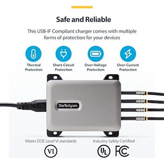 StarTech 4-PORT USB-C CHARGER 240W