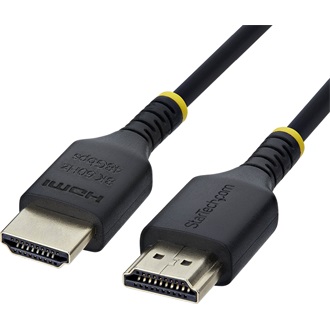 StarTech HDMI21-CBL-SLIM-50C HDMI 2.1 - HDMI 2.1 M/M video kábel 0.5m fekete