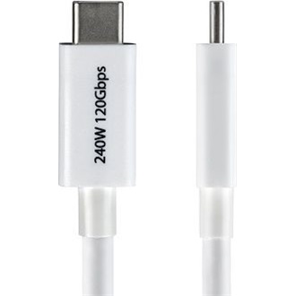 StarTech Thunderbolt 5 -> Thunderbolt 5 M/M adatkábel 0.5m fehér