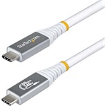 StarTech 80Gbps USB4 -> USB4 M/M adatkábel 0.5m fehér-szürke