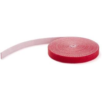 StarTech 50FT. HOOK AND LOOP ROLL - RED - RESUABLE
