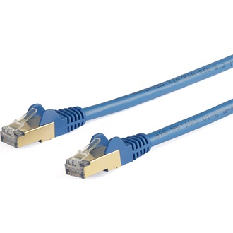 StarTech RJ45 CAT6A STP -> RJ45 CAT6A STP M/M adatkábel 7.6m kék
