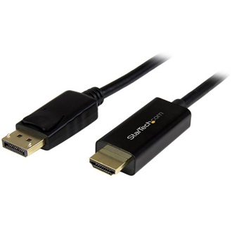 StarTech DisplayPort 1.2 -> HDMI 1.4 M/M video kábel 5m fekete
