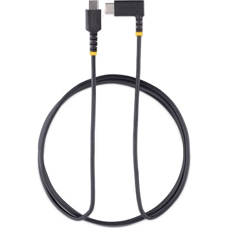 StarTech USB-C -> USB-C M/M töltőkábel 2m fekete 90°/egyenes