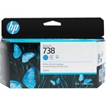 HP 738 130-ML tintapatron ciánkék
