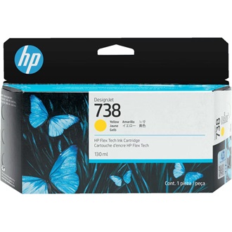 HP 738 130-ML tintapatron sárga