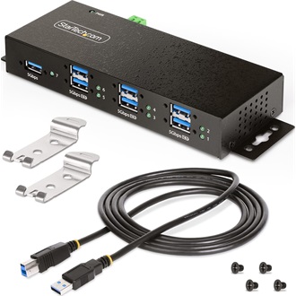 StarTech 7PT MANAGED INDUSTRIAL USB HUB .