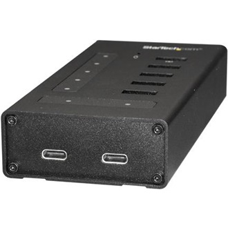 StarTech HB30C5A2CST 7-portos USB-C vonalkódolvasó fekete