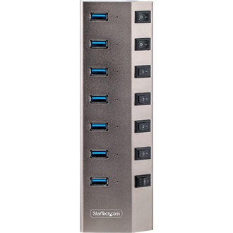 StarTech 7-PT USB HUB W/ON/OFF SWITCHES WITH INDIVIDUAL ON/OFF SWITCHES