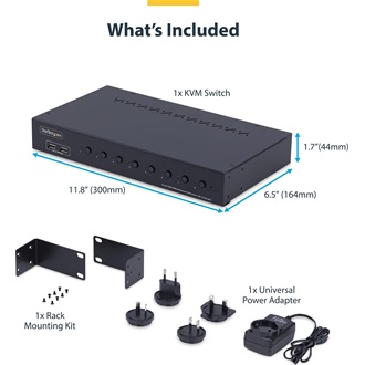 StarTech 8-PORT HDMI KVM SWITCH HDMI 2.0 KVM 4K 60HZ