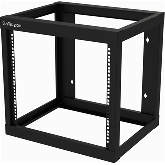 9U WALL-MOUNT RACK - OPEN .