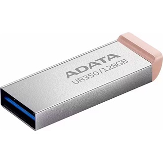 ADATA 128GB UR350 USB-A 3.2 Gen1 pendrive BOX ezüst-barna