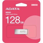 ADATA 128GB UR350 USB-A 3.2 Gen1 pendrive BOX ezüst-barna