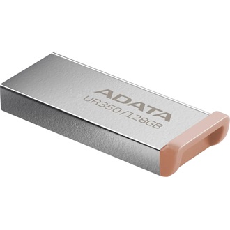 ADATA 128GB UR350 USB-A 3.2 Gen1 pendrive BOX ezüst-barna