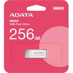 ADATA 256GB UR350 USB-A 3.2 Gen1 pendrive BOX ezüst-barna