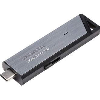 ADATA 512GB UE800 USB-C 3.2 Gen2 pendrive BOX ezüst-fekete