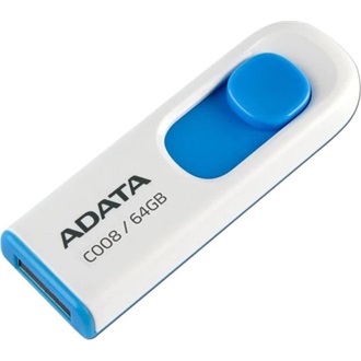 ADATA 64GB C008 USB-A 2.0 pendrive BOX fehér-kék
