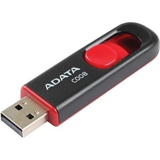 ADATA 64GB C008 USB-A 2.0 pendrive BOX fekete-piros