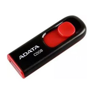 ADATA 64GB C008 USB-A 2.0 pendrive BOX fekete-piros