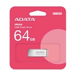 ADATA 64GB UR350 USB-A 3.2 Gen1 pendrive BOX ezüst-barna