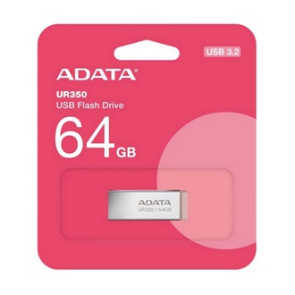 ADATA 64GB UR350 USB-A 3.2 Gen1 pendrive BOX ezüst-barna